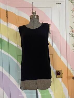 Lululemon Black Open Back Twist Yoga Tank Top Womens Small 6 Athleisure